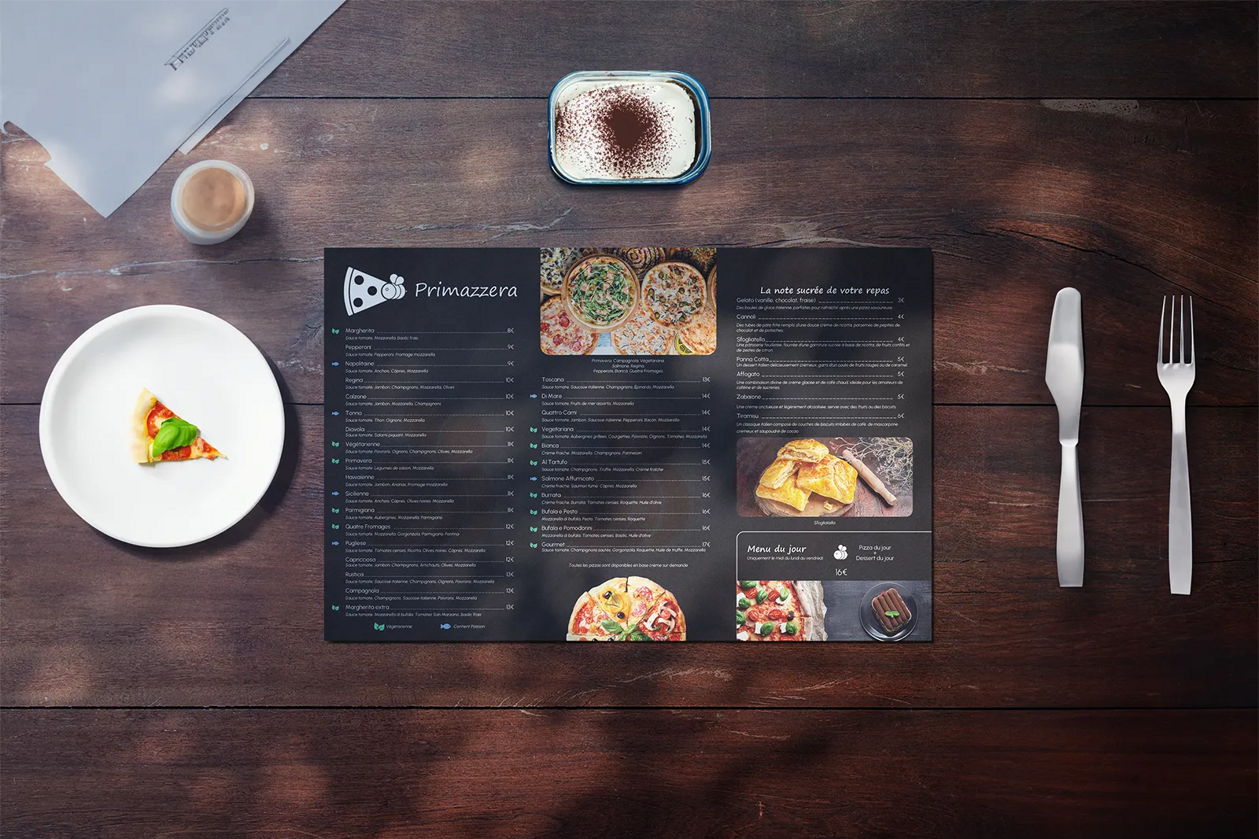 Menu de Primazerra - EGA Digital