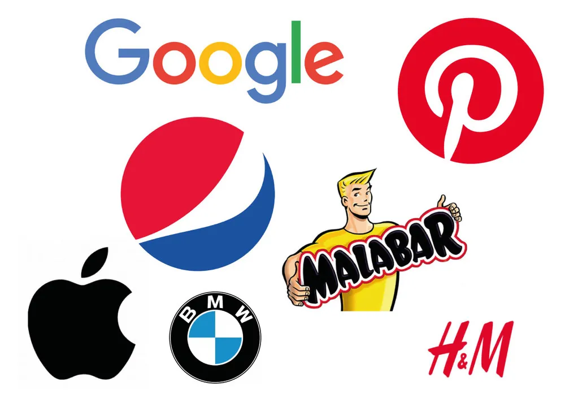 Logos de différentes entreprises